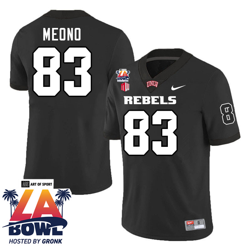 Andre Meono LA Bowl Jersey,UNLV Rebels 2024 LA Bowl Jersey-Black